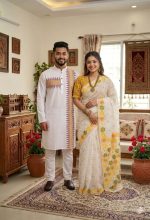 Sharee Panjabi Couple Set - Image 3