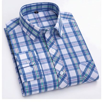Men’s Formal Official Premium White Pinstripe Long Sleeve