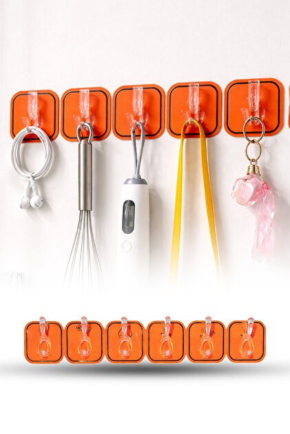 six raw plastic hook