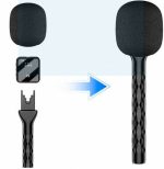interview microphone socket with foam - Image 2