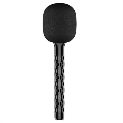 interview microphone socket with foam
